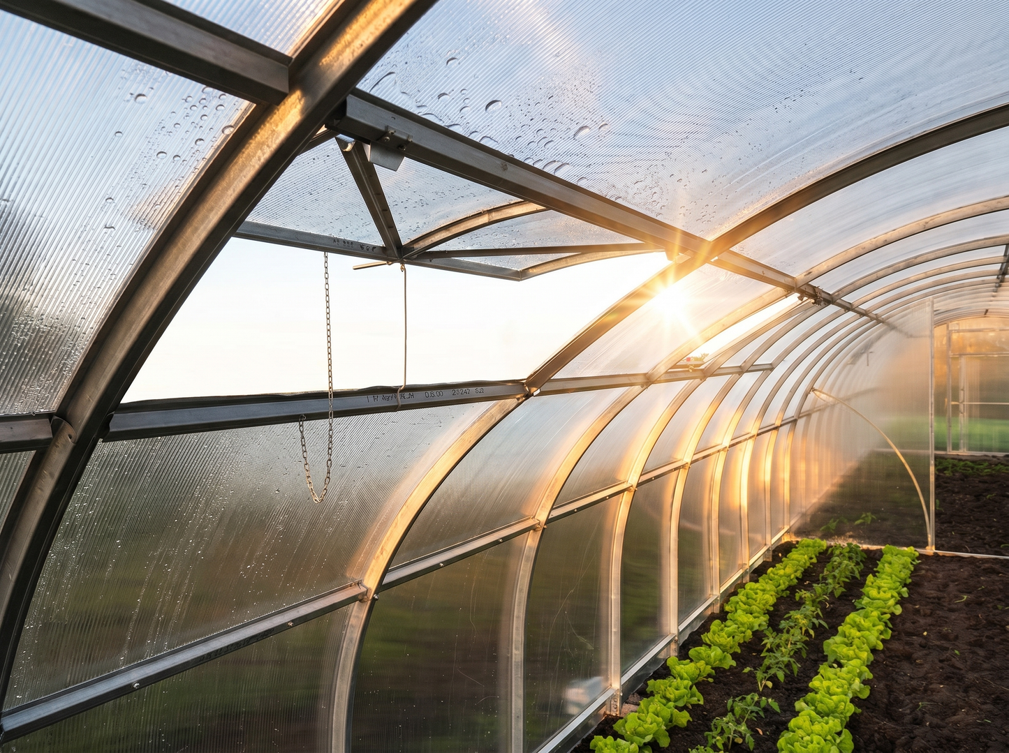 Manual Roof Window for Greenhouse "Sigma"