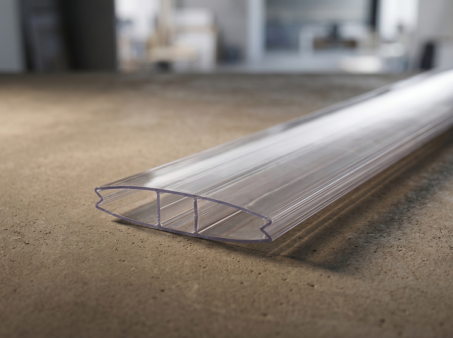 H profile for polycarbonate panels