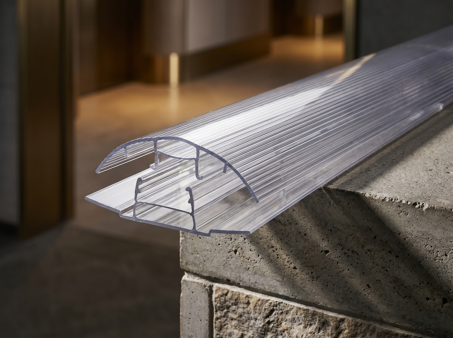 HCP profile for 6-10mm polycarbonate panels
