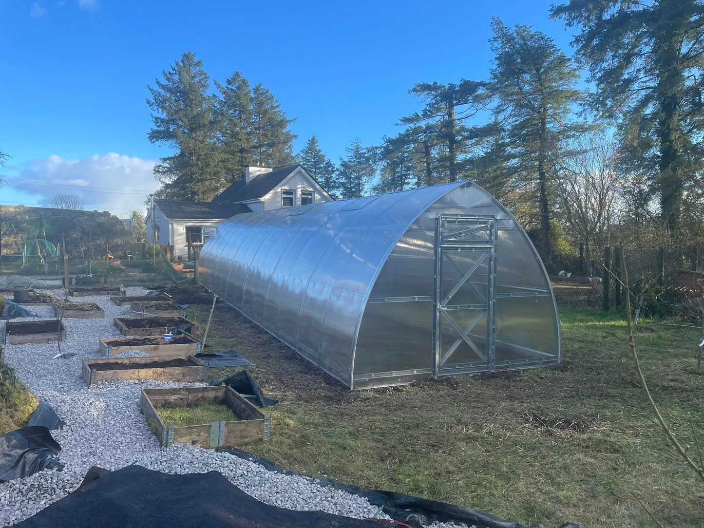 GREENHOUSE SUNGROW, 36M² (3M X 12M; 9.8FT X 39.4FT)