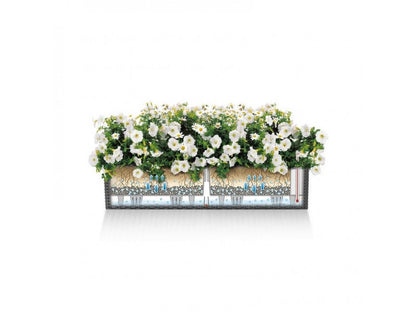 LECHUZA BALCONERA COTTAGE 80 WHITE