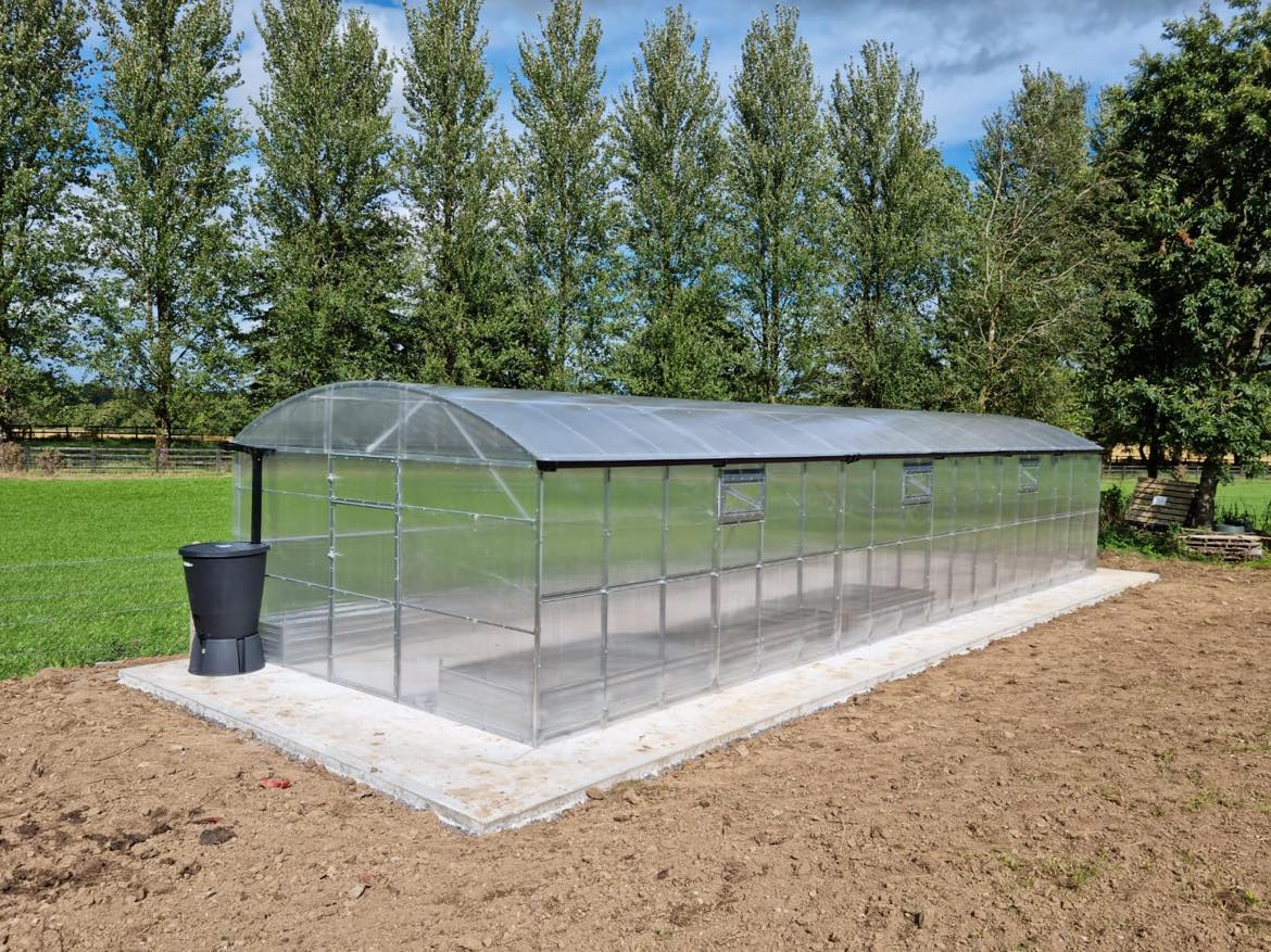 GREENHOUSE PRIMA-4 40 M² (4M X 10M; 13FT X 33FT)/ 6mm