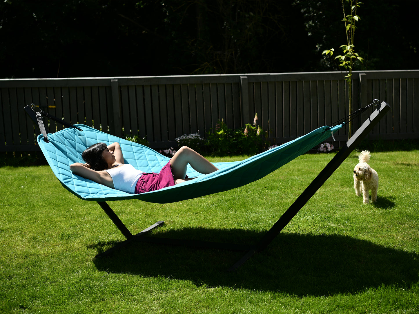 Extreme Lounging B-Hammock with stand, Sea Blue
